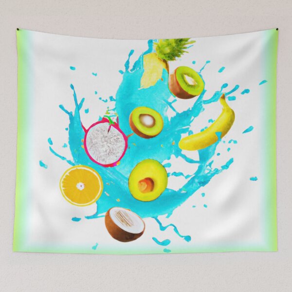 Item preview, Splash of  Tropical Fruits Art. Buy Now designed and sold by Health And Fitness Posts e-Store.