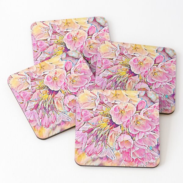 Item preview, Colorful Cherry Blossoms designed and sold by Ink and Bloom.