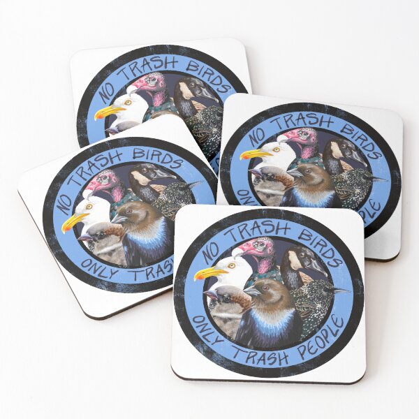 Item preview, No Trash Birds designed and sold by LauraWolfArtist.
