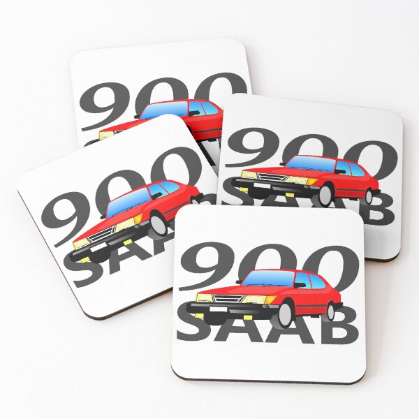 Item preview, Saab 900 red designed and sold by Future Nerd.