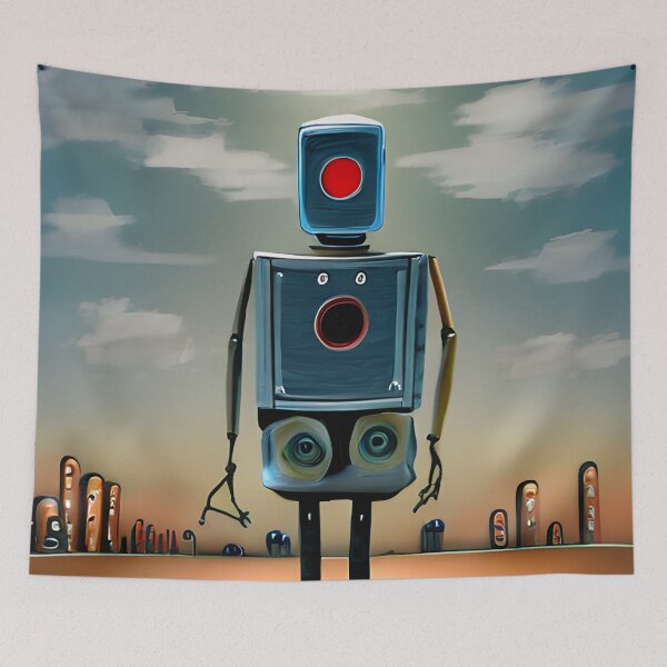 Artikelvorschau, Robot in the style of famous art. entworfen und verkauft von CRAFTER-MEDIA.