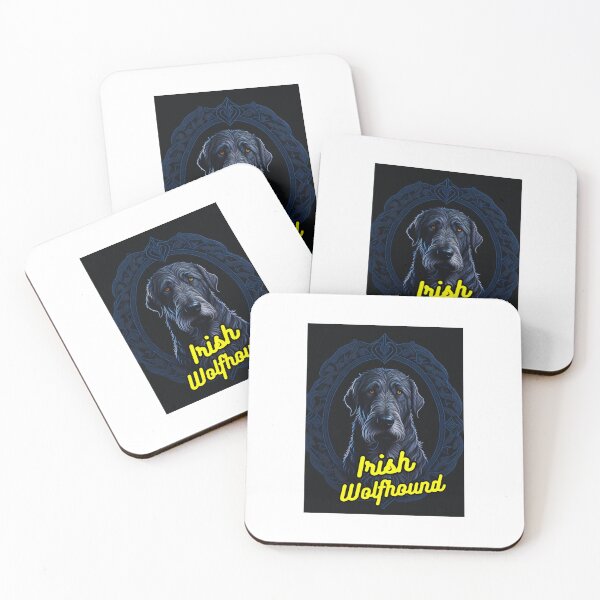 Item preview, Irish Wolfhound Dark Background designed and sold by IrishPOD.
