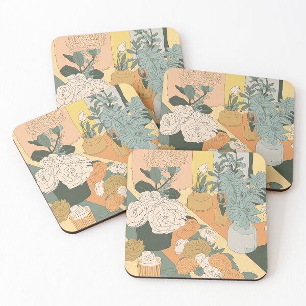 Item preview, Elegant Floral Line Art designed and sold by Toph Moses.
