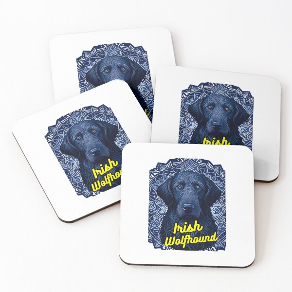 Item preview, Irish Wolfhound White Background designed and sold by IrishPOD.