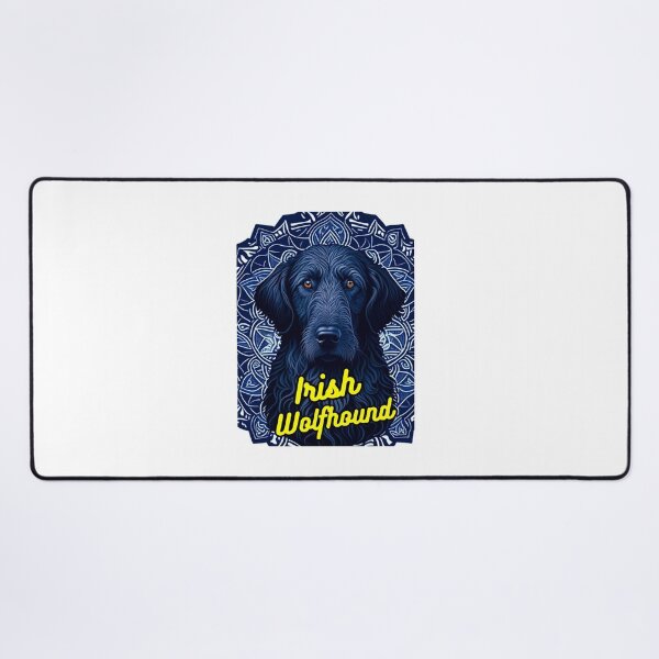 Item preview, Irish Wolfhound White Background designed and sold by IrishPOD.