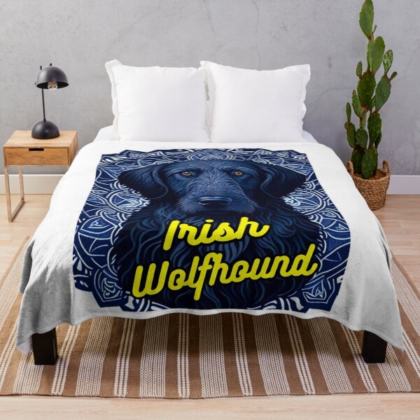 Item preview, Irish Wolfhound White Background designed and sold by IrishPOD.