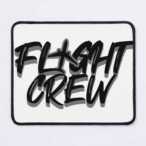 Item preview, Flight Crew with airplane symbol Pilot & Stewardess Flight Attendant sticker shirt and more designed and sold by AviationArtists.