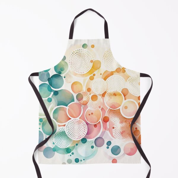 Item preview, An Abstract Watercolor Painting of Pastel Circles - Boho Chic Patterns designed and sold by GVRDesign.