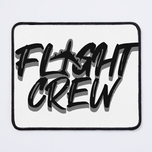 Item preview, Flight Crew with airplane symbol Pilot & Stewardess Flight Attendant sticker shirt and more designed and sold by AviationArtists.