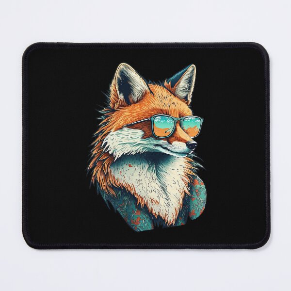 Item preview, Cool Fox with Sunglasses Art designed and sold by Digital Mindscape.