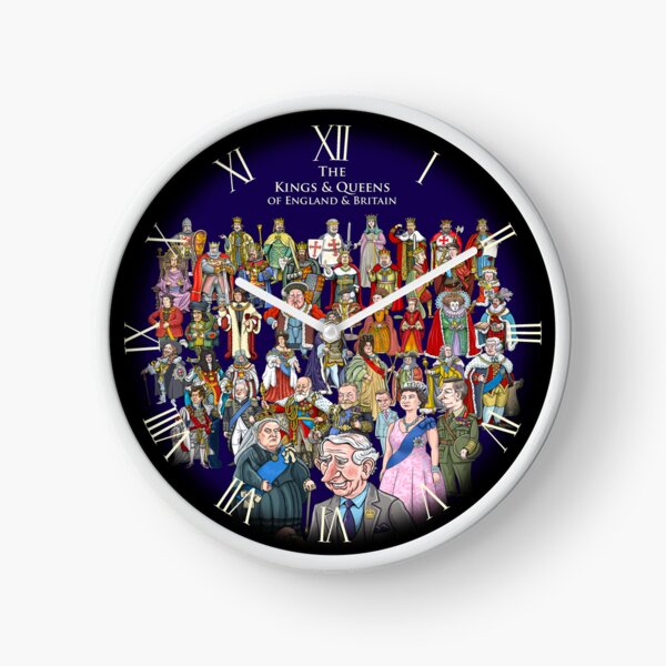 The Kings and Queens of England and Britain Clock