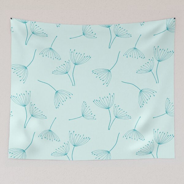 Item preview, Wild Blue Yonder Blue hogweed designed and sold by EricaHarwig.