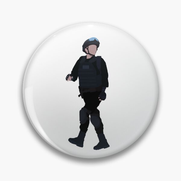 Item preview, Lana Washington walking in bomb squad outfit designed and sold by CrimeDesigns.