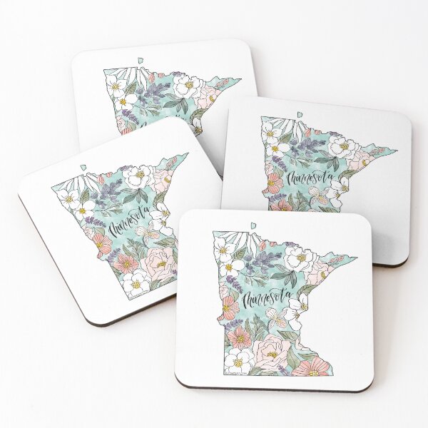 Item preview, Hand drawn Minnesota Floral designed and sold by Selena Ashley Designs.