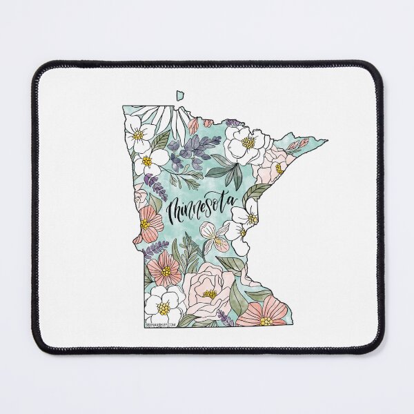 Item preview, Hand drawn Minnesota Floral designed and sold by Selena Ashley Designs.