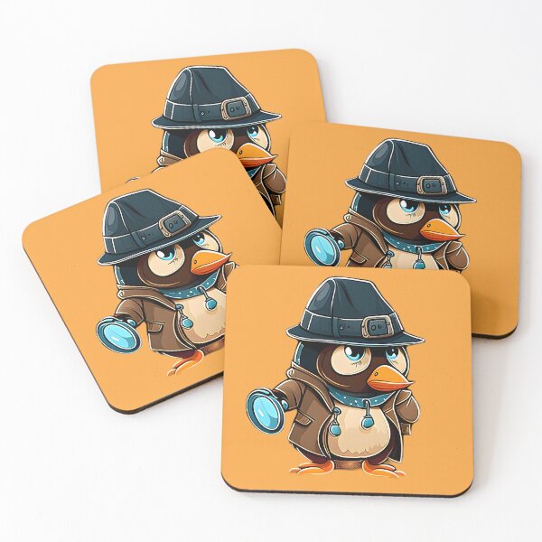 Item preview, Detective Penguin designed and sold by Beaglekawaii.