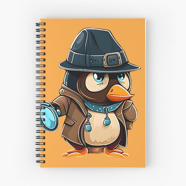 Item preview, Detective Penguin designed and sold by Beaglekawaii.