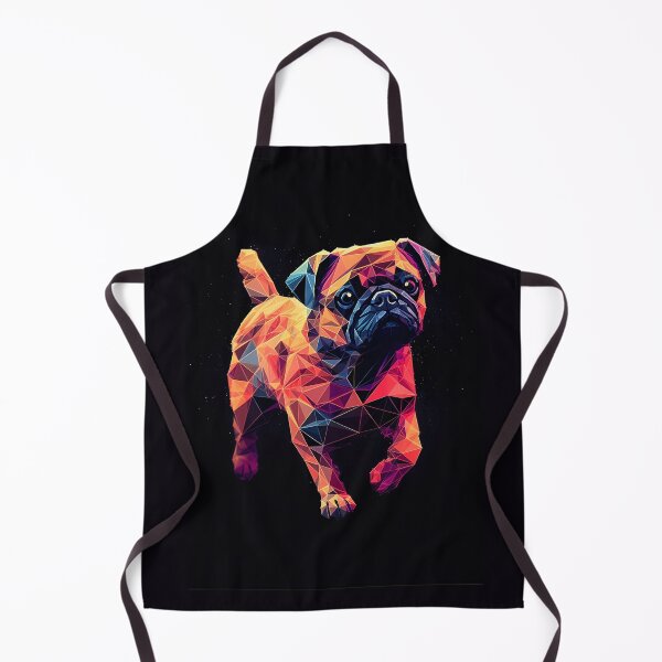 Item preview, Pug dog retrowave vintage neon 80s designed and sold by MDCGraphics.
