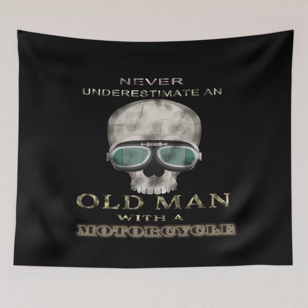 Item preview,  Never Underestimate An Old Man With A Motorcycle  designed and sold by david parry.