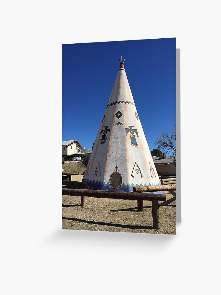 Thumbnail 1 of 2, Greeting Card, Tee Pee designed and sold by JoeySkamel.