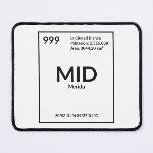 Item preview, MID - Merida - Mexico (Black) designed and sold by Mundus Design.