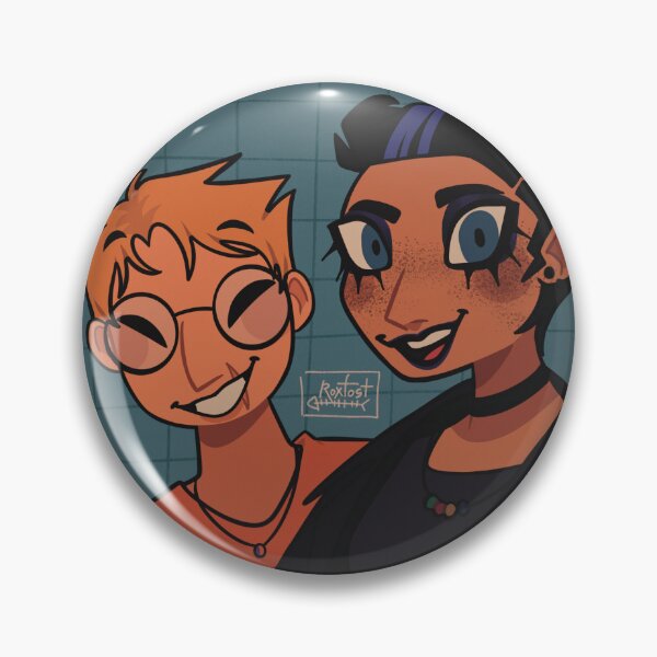 Item preview, Percy Jackson Thalia and Jason Grace fanart designed and sold by roxtost.