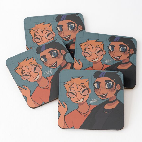 Item preview, Percy Jackson Thalia and Jason Grace fanart designed and sold by roxtost.