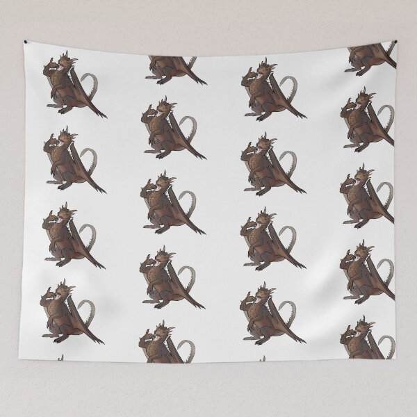 Item preview, Draco Dragonheart Loves Tea Sip designed and sold by Jennette Brown.