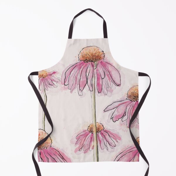 Item preview, Pink Watercolor Coneflowers designed and sold by Jennifer Margrave-Garcia.