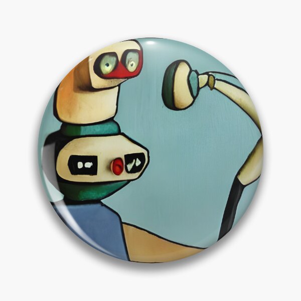 Item preview, Robot in the style of famous art. designed and sold by CRAFTER-MEDIA.