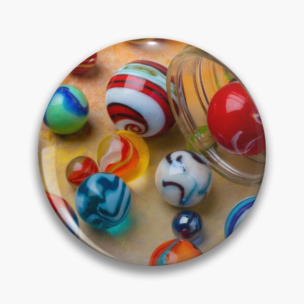 Item preview, Lovely Classic Glass Marbles Spilling Out Of Jar designed and sold by Garry Gay.