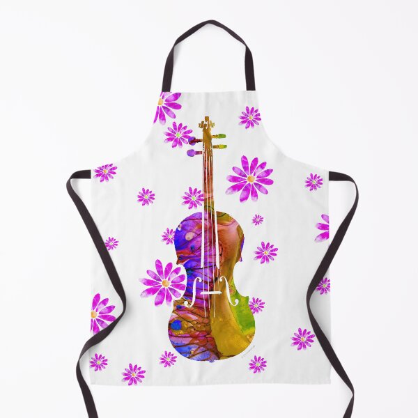 Item preview, Flower Violin Musical Instrument Art designed and sold by Sharon Cummings Art.