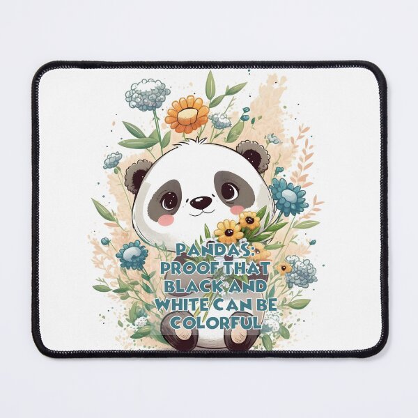 Item preview, Colorful Panda Love designed and sold by Lori Winslow Designs.