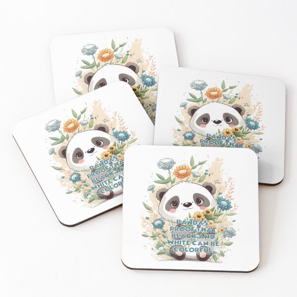 Item preview, Colorful Panda Love  designed and sold by Lori Winslow Designs.