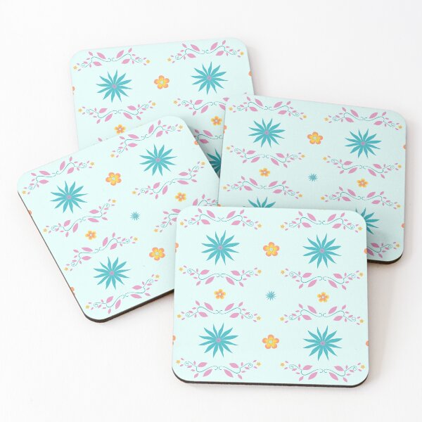 Item preview, swirled flowers lightblue  designed and sold by EricaHarwig.