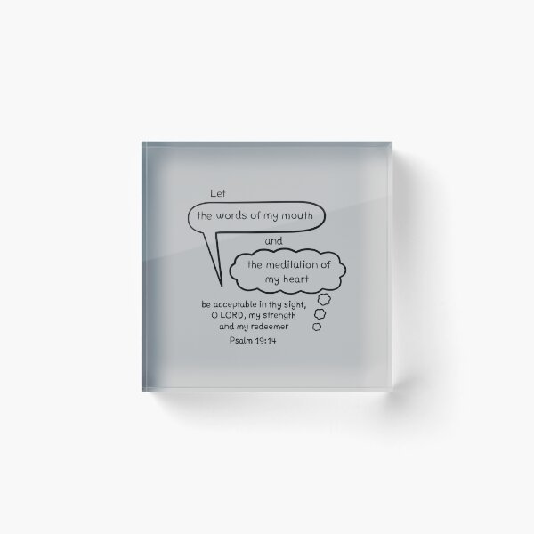 Item preview, Psalm 19:14 designed and sold by hlafflin.