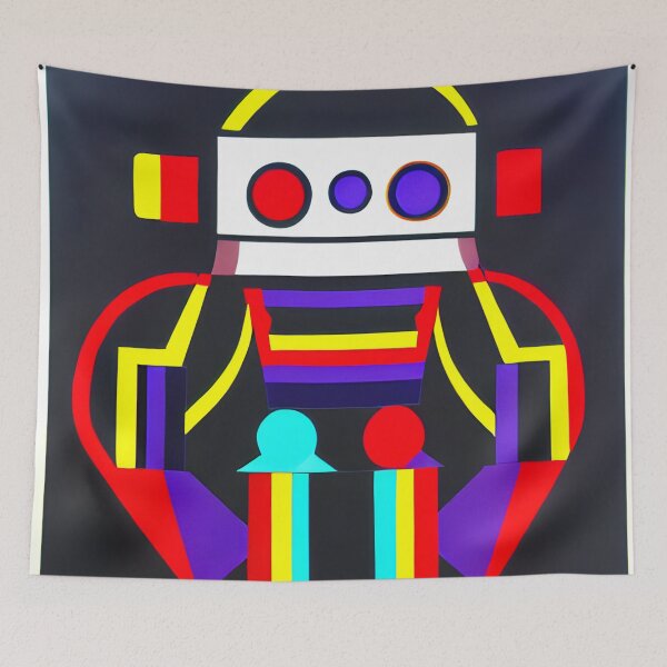Item preview, Robot in the style of famous art. designed and sold by CRAFTER-MEDIA.