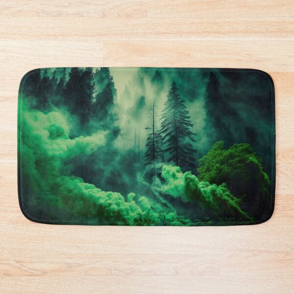 Item preview, Green smoke in forest designed and sold by NavyPanda.