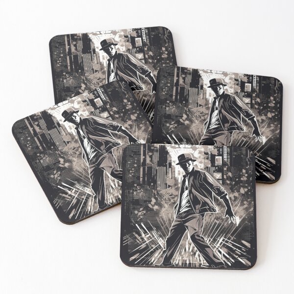 Item preview, Graffiti Noir Image Design - A Fusion of Hip Hop Dance and Film Noir Aesthetic designed and sold by Juuskus.