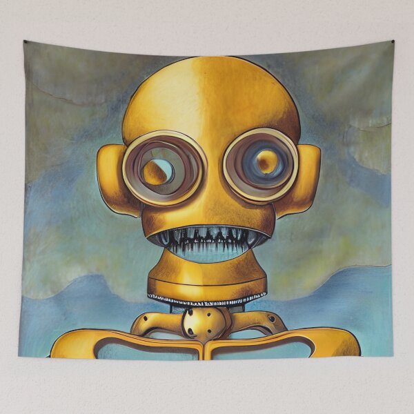 Item preview, Robot in the style of famous art. designed and sold by CRAFTER-MEDIA.