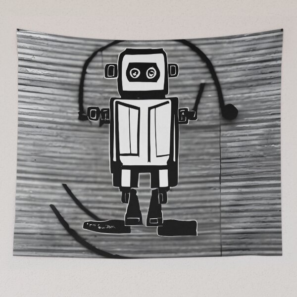 Item preview, Robot in the style of famous art. designed and sold by CRAFTER-MEDIA.