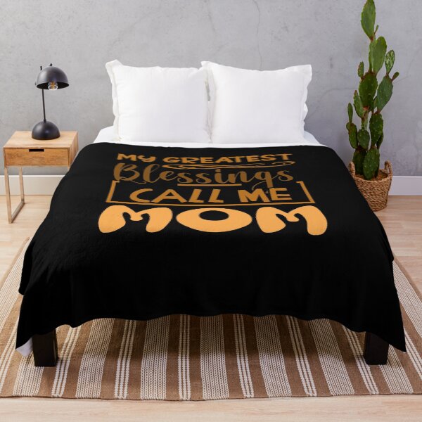 Item preview, My greatest blessings call me mom – Mother’s Day t-shirt design - Sticker redbubble designed and sold by bluehatgraphics.