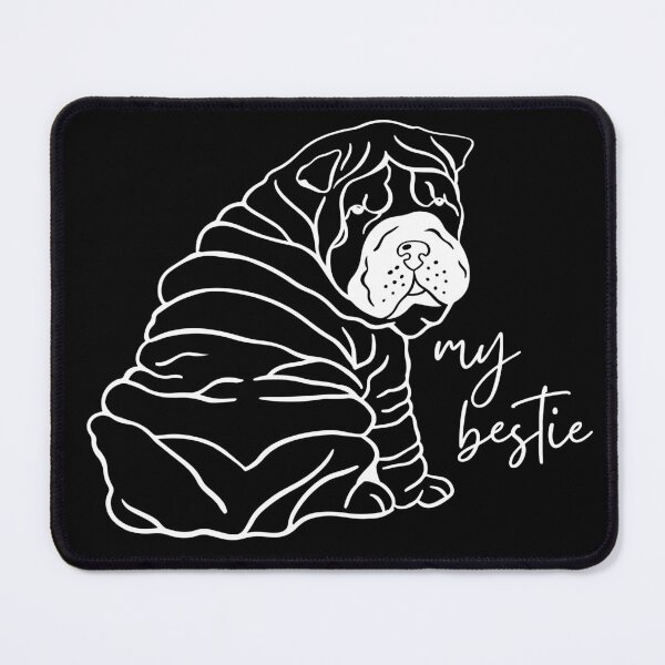 Item preview, My Bestie Shar-Pei Dog Drawing designed and sold by CarleLS.
