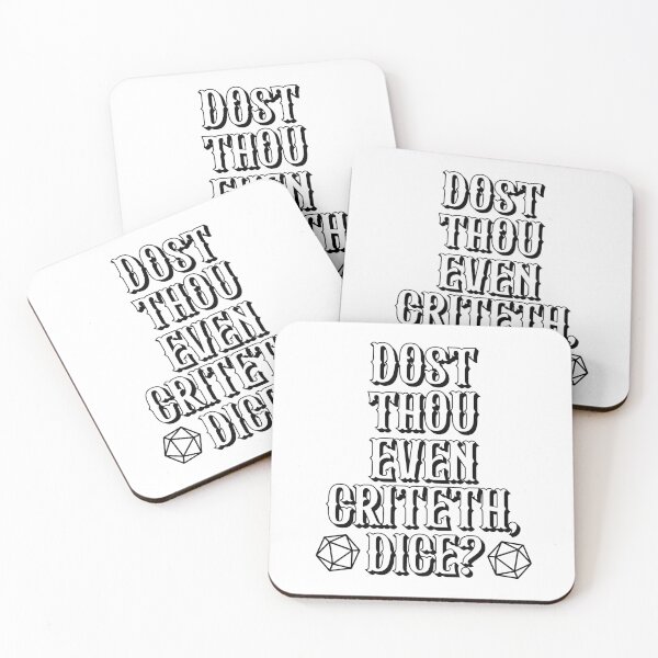 Item preview, Dost Thou Even Crit? designed and sold by simplybirdsong.