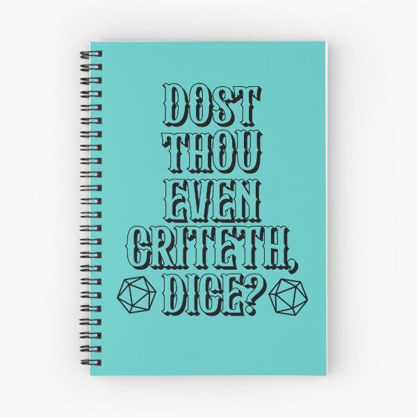 Item preview, Dost Thou Even Crit? designed and sold by simplybirdsong.