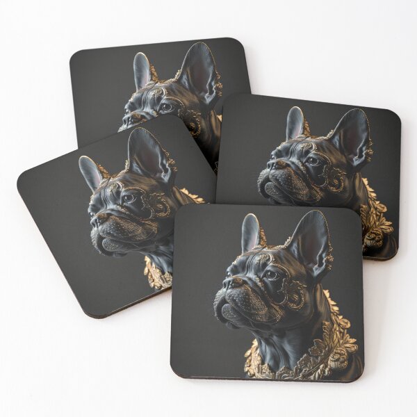 Item preview, Beautiful portrait of a fine art sculpture of a french bulldog designed and sold by Tio-Tecun.