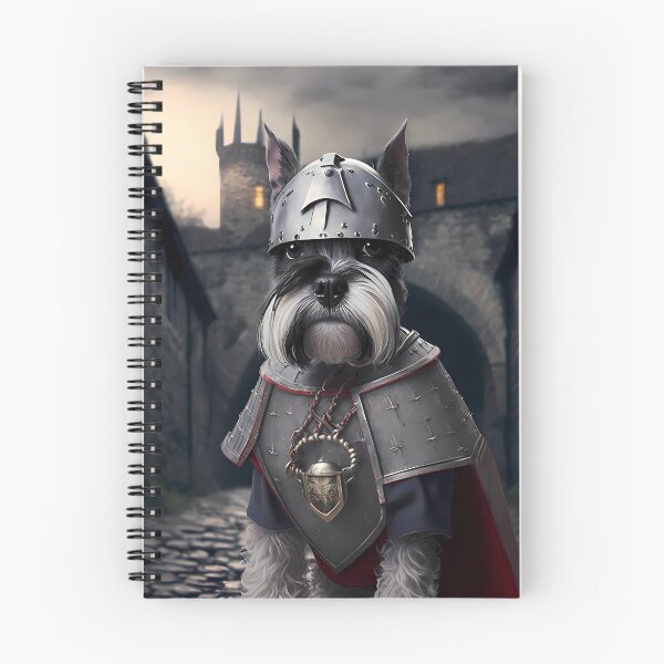 Item preview, The Valiant Schnauzer Knight designed and sold by SFCreative.