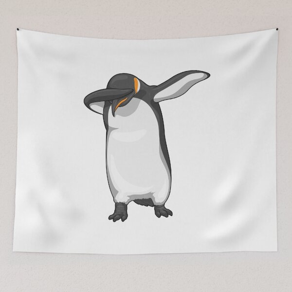 Aperçu de l'œuvre Penguin Hip Hop Dance créée et vendue par Snabdesign84.