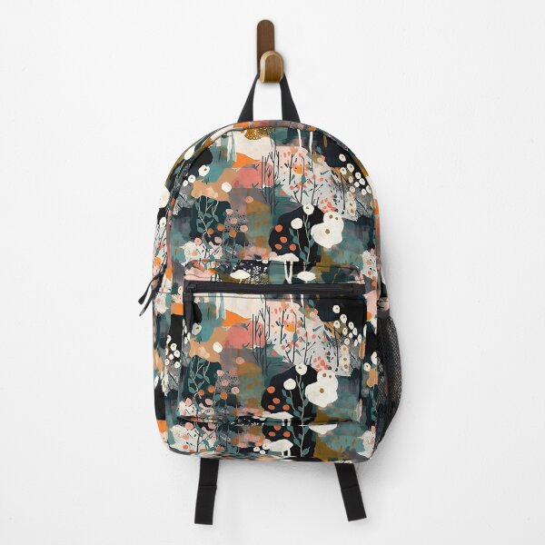 Item preview, Rainy Morning Flower Field Abstract Landscape Floral Pattern designed and sold by semisoberme.