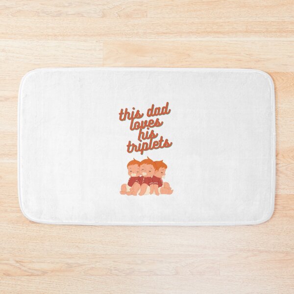 Item preview, This Dad Loves his Triplets designed and sold by bohoprints.